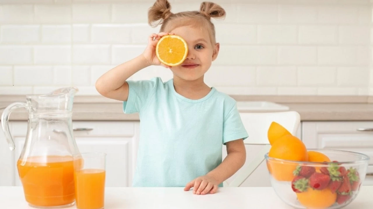 Useful juices for children and