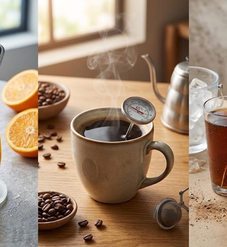 تأثیر دمای سرو بر عطروطعم نکتا