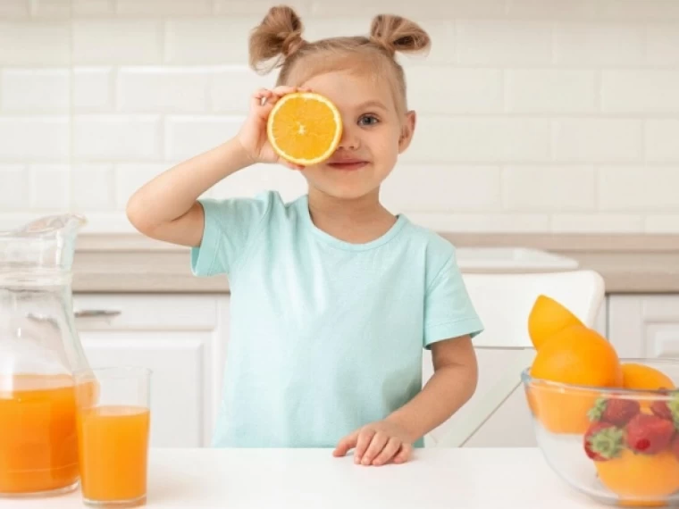 Useful juices for children and