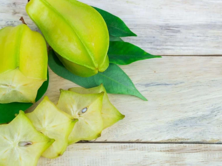 Star fruit, an edible star