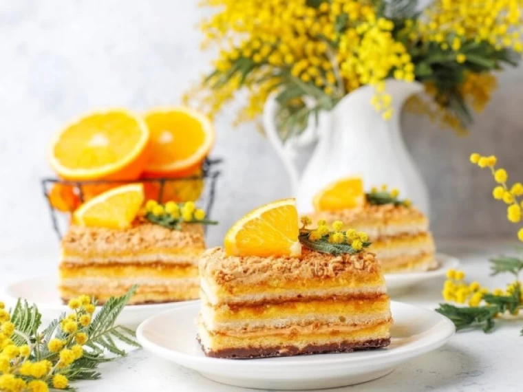 How to make an orange cake wit