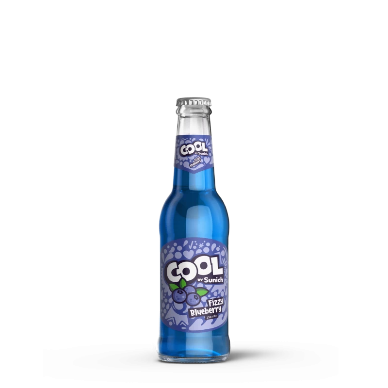 نوشیدنی گازدار بلوبری