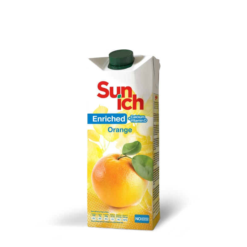 Orange Juice Enriched with Calcium & Vitamin D