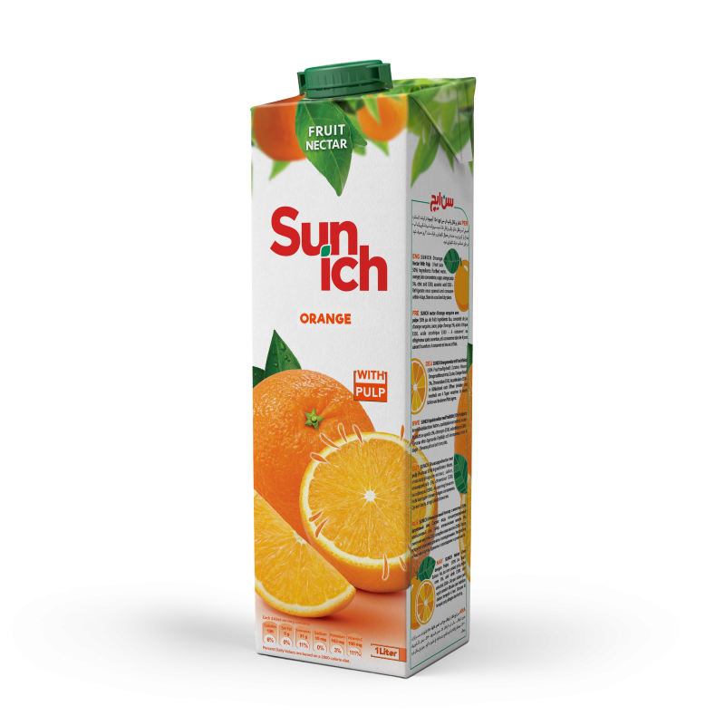 نکتار پرتقال پالپ‌دار