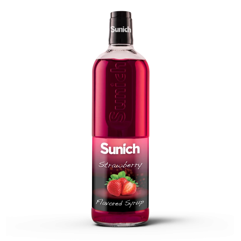 سیروپ طعم‌دار توت‌فرنگی