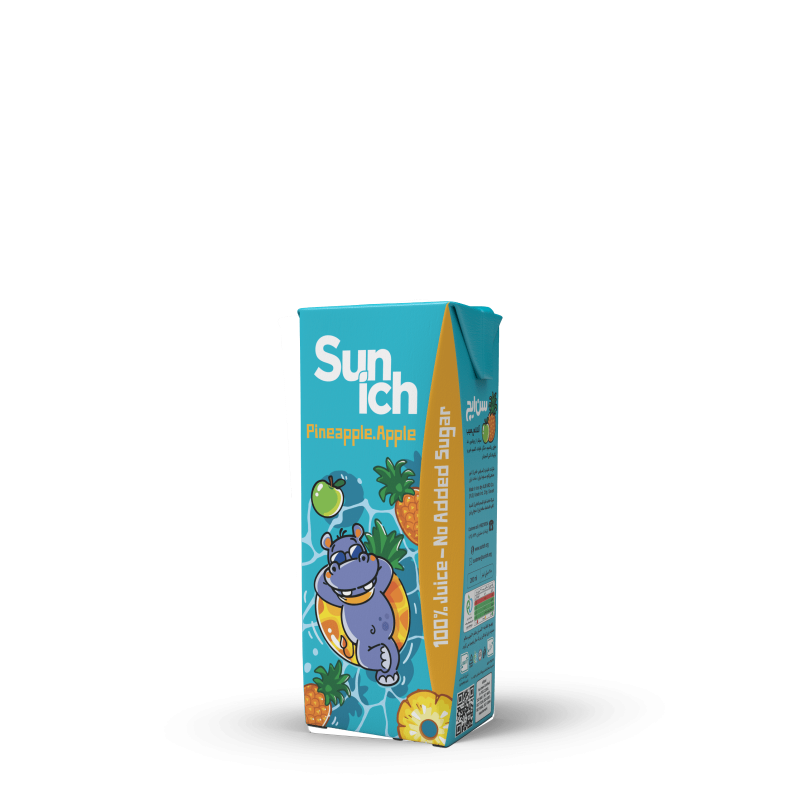 آب آناناس سیب کودک