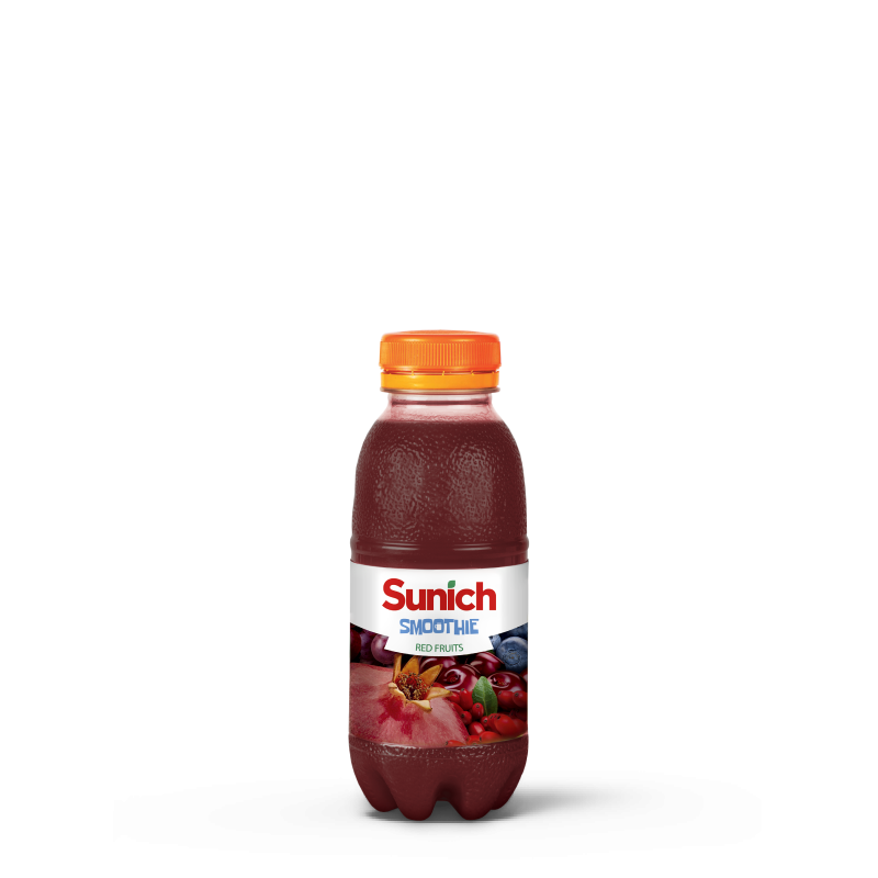 اسموتی میوه‌های قرمز پت